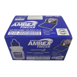 Tinta de Carimbo Azul