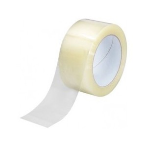 Fita Cola Transparente 35 Metros para Escritório e Embalagem