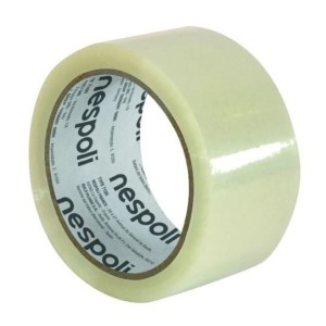 Fita Cola Transparente 35 Metros para Escritório e Embalagem