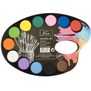 Aguarela Seca para Pintura Escolar e Artística