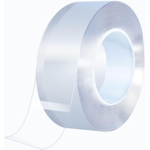 Fita Cola Dupla Face Transparente para Papel e Decoração