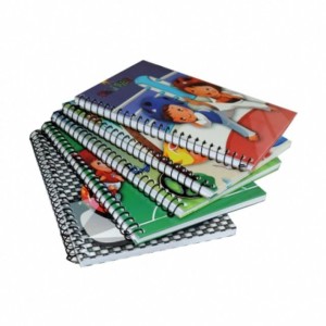 Caderno Capa Dura Espiral Metálica A5