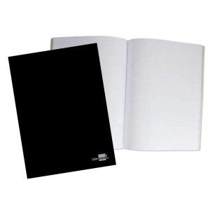 Caderno Capa Preta Pautado A5