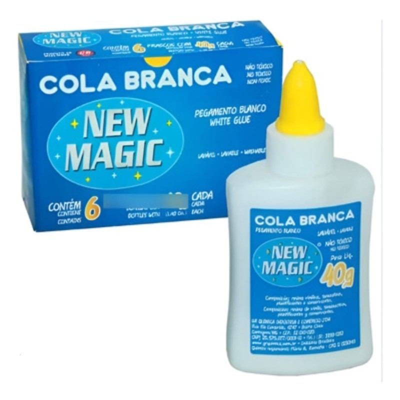 Cola Branca 40g para Papel e Trabalhos Escolares