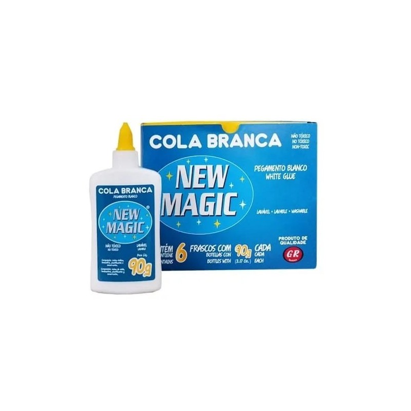 Cola Branca 90g para Papel e Trabalhos Escolares
