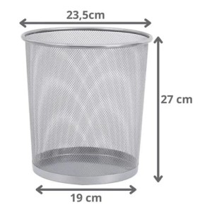 Cesta de Lixo Metálica