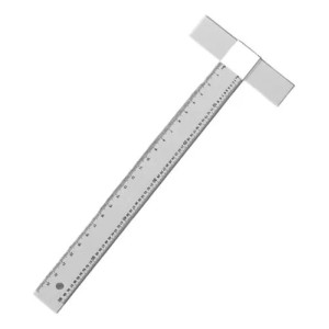 Régua em T de 70cm