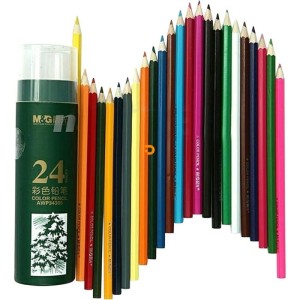 Lápis de Cor Longo Premium 24 Un